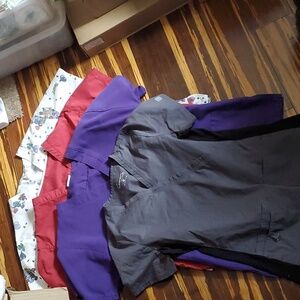 Scrub shirts